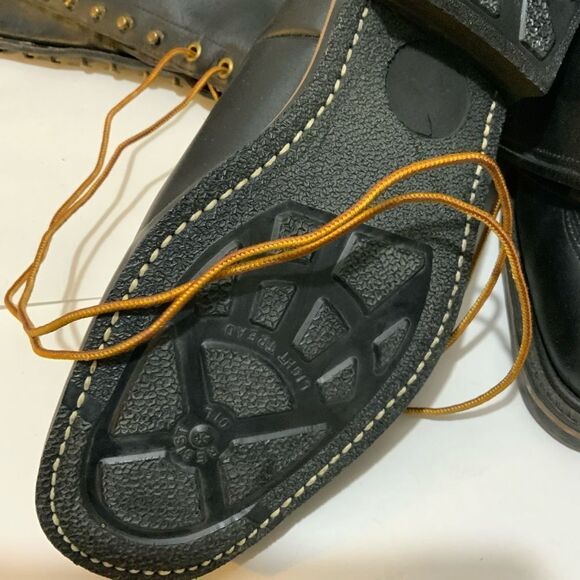 Vintage Unbranded Highliner Lineman Logger Tall Boots Steel Toe Mens Size 8 E main image 6